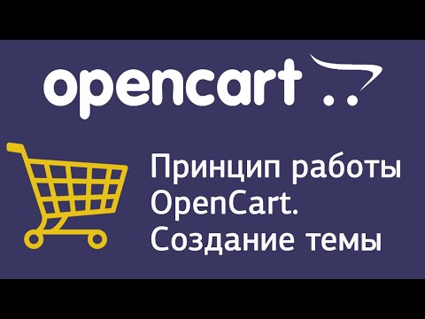 Видео: Урок 2. CMS OpenCart. Принцип работы OpenCart. Создание темы