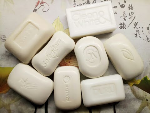 Видео: АСМР Резка белого мыла для залипух. ASMR Cutting white soap for sticks.