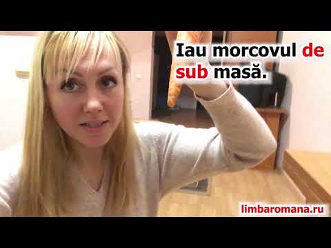 Видео: Румынский язык. Предлоги, обозначающие обратное действие. Video4