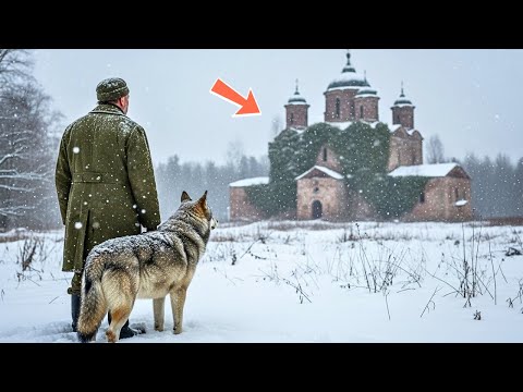 Видео: Ветеран унаследовал разрушенный монастырь — но то, что его волк нашёл внутри, потрясло всех