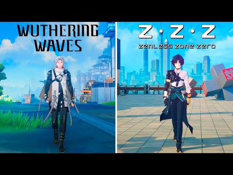 Видео: Wuthering Waves VS Zenless Zone Zero — сравнение деталей и физики