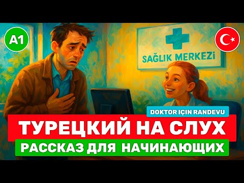 Видео: Короткие истории на турецком для начинающих // Учим турецкий с нуля // 🩺 Doktor için Randevu (A1)