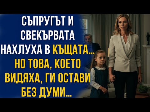 Видео: Съпругът и свекървата нахлуха в къщата… но това, което видяха, ги остави без думи… 😱🏠