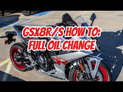 Видео: Сделай сам: полная замена масла в GSX8R/S — шаг за шагом — Suzuki — MixedGrid
