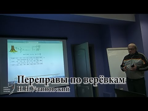 Видео: Горная школа. Переправы по верёвкам (Н.Н.Устиновский)