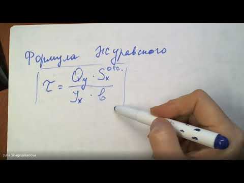 Видео: Сопромат Расчёт на прочность по касат. напряж. (краткие сведения- лекция)