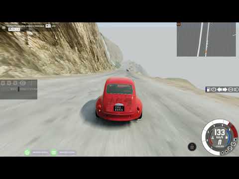 Видео: спуск без тормозов в BeamNG.drive.часть 104.