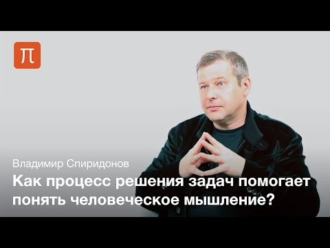 Видео: Задачи и проблемы в мышлении - Владимир Спиридонов