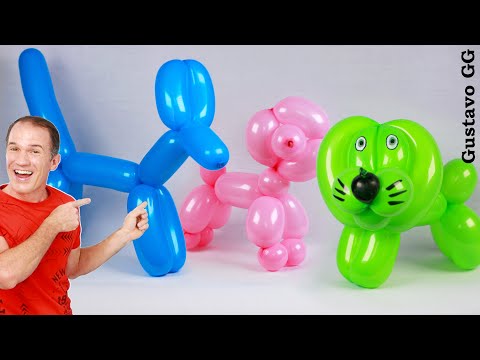 Видео: как сделать собачку из шарика ✨ Собачка из шарика - Gustavo gg