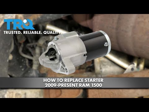 Видео: Как заменить стартер Ram 1500 2009-2018
