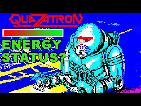 Видео: Quazatron со здоровьем. ZX Spectrum. Прохождение и разбор