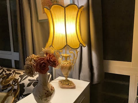 Видео: Реставрирую Антикварный Абажур И Приглашаю Вас В Гости