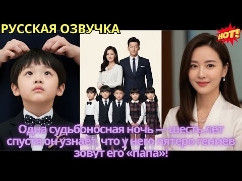 Видео: Одна судьбоносная ночь — шесть лет спустя он узнаёт, что у него пятеро гениев зовут его «папа»!