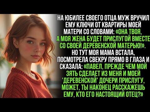 Видео: Муж назвал нас с мамой прислугой… но не знал, какую тайну о его рождении она раскроет 