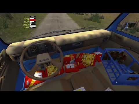Видео: My summer car Буксирую Сатсуму фургоном через трассу Поведение прочего транспорта местами интересное