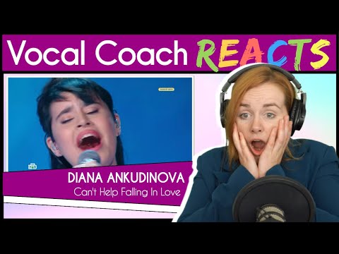 Видео: Vocal Coach reacts to Diana Ankudinova - Диана Анкудинова | "Грэмми" Can’t Help Falling in Love