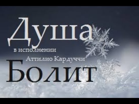Видео: Душа Болит - исп. Аттилио Кардуччи