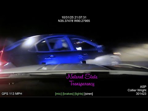 Видео: Преследование/TVI Interstate 55, Террелл, Криттенден, округ Арканзас, полиция штата, серия D, дор...