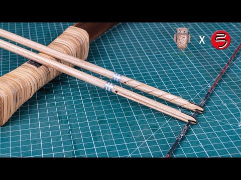 Видео: Как сделать стрелу из перьев ветра | лук и стрелы