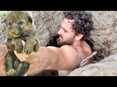 Видео: Такого ВОЛЧОНКА я еще не видел😱 Достал с логова предпоследнего ‼️