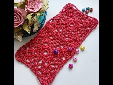 Видео: Простой, но эффектный мотив крючком для летних вещей и не только