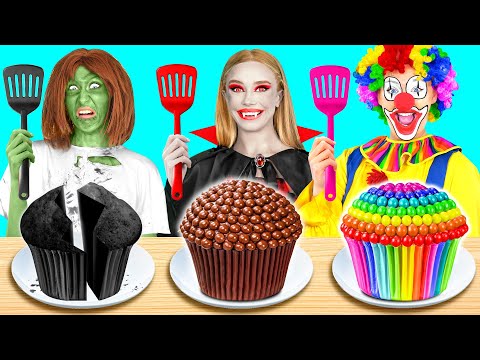 Видео: Кулинарный Челлендж: Вампир vs Клоун vs Зомби | Смешные Челленджи от BaRaDa Challenge