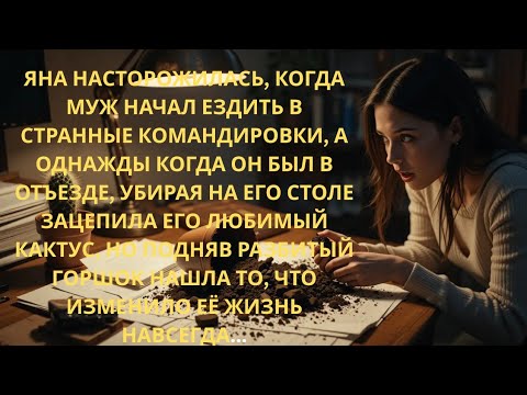 Видео: Яна подозревала мужа, а отправив в командировку, случайно разбила его кактус и нашла...