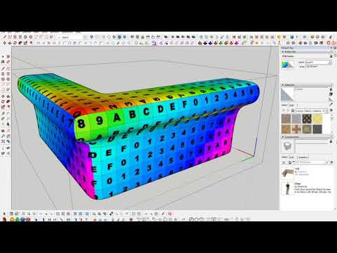 Видео: SketchUp. Накладываем текстуры. Плагин SketchUv