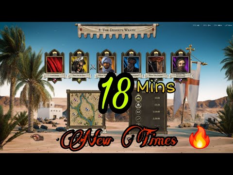 Видео: «Гнев пустыни – Тропа Сокола» (MSN 8) Скоростное прохождение | Stronghold Crusader Definitive Edi...