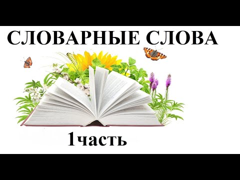 Видео: Словарные слова 1 часть
