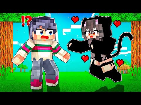 Видео: 😻МАЙНКРАФТ НО В МЕНЯ ВЛЮБИЛАСЬ КОШКА ДЕВОЧКА🐾!