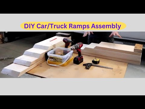 Видео: Видео по сборке рампы для грузовика/автомобиля/дома на колесах — простой способ построить рампу