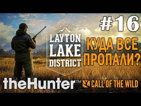 Видео: theHunter call of the wild #16 🔫 - Куда все пропали? - Озерный край Лейтон - Прохождение