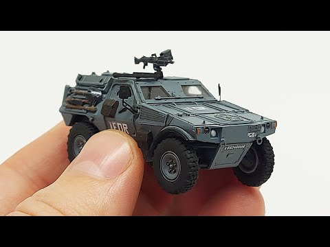 Видео: Сборная модель VBL French Light Armored Vehicle | Сборка и окраска