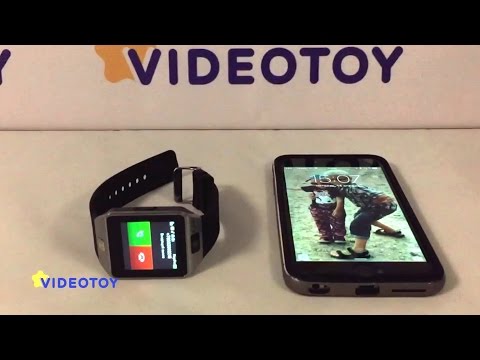 Видео: Умные часы Smart Watch DZ09 - обзор смарт часы телефон DZ09 аналог GT08, W8, A1