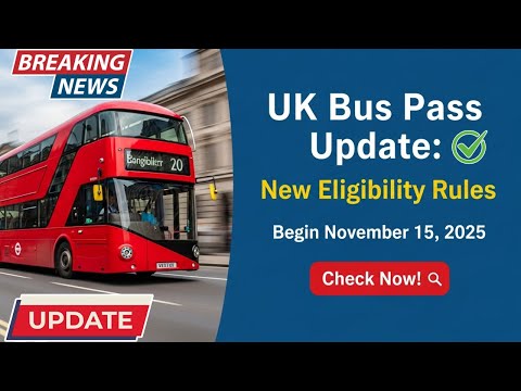 Видео: 🚌 Обновление проездных на автобусы в Великобритании: новые правила отбора вступают в силу 15 нояб...