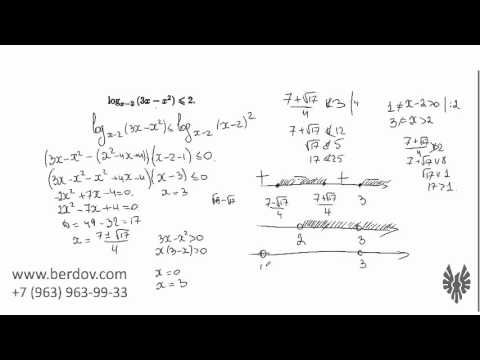 Видео: Метод рационализации и решение логарифмических неравенств