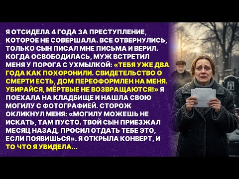 Видео: Вернулась из тюрьмы, а муж сказал: «Я тебя похоронил