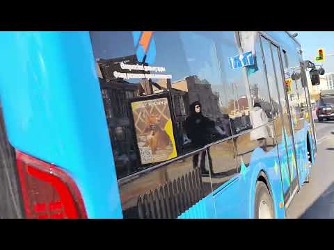 Видео: Астана. A7220 Yutong ZK 6890 HGQ маршрут 121