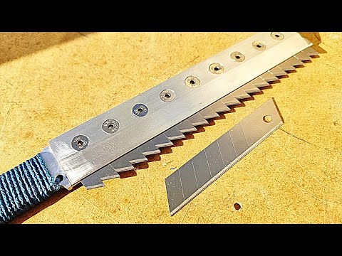 Видео: Двадцать одно лезвие! Для чего я сделал один из самых необычных ножей!