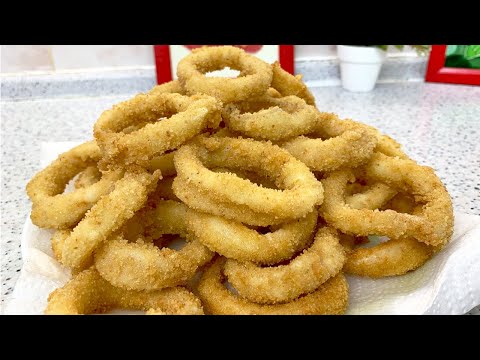 Видео: Самый НАСТОЯЩИЙ Рецепт "Кольца Кальмаров" /Кальмар в Кляре/The most REAL Squid Rings Squid in Batter