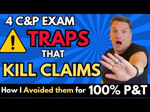 Видео: 100% P&T за 4,5 месяца: 4 ловушки экзамена C&P, которые губят заявления в VA (и как я их избежал)!