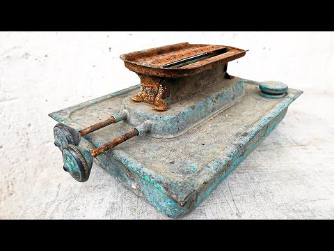 Видео: Реставрация Старинной Керосиновой Плиты