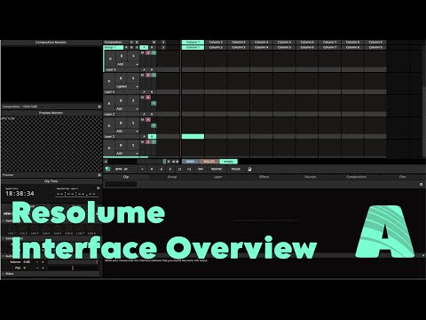 Видео: Урок Resolume 1. Обзор интерфейса