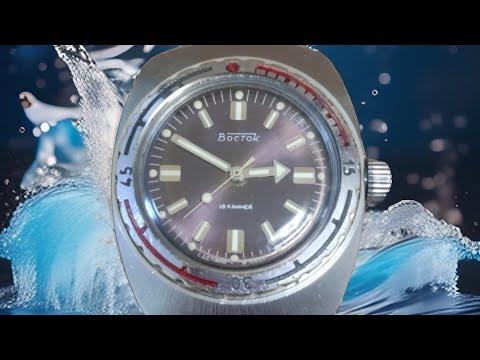 Видео: Часы Восток Амфибия 2209 в корпусе из нержавейки Watch Vostok Amphibian 2209  Service