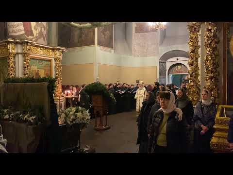 Видео: Божественная литургия в Донском монастыре 10.01.22
