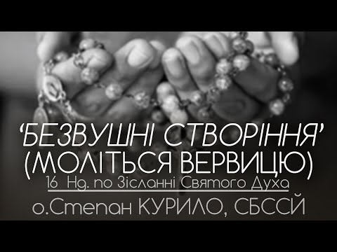 Видео: 16Нд • 'Безвушні створіння!' (МОЛІТЬСЯ ВЕРВИЦЮ!) • о.Степан КУРИЛО, СБССЙ