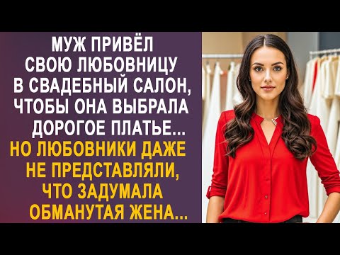 Видео: Муж привёл любовницу в свадебный салон. Но они даже не представляли, что задумала жена...