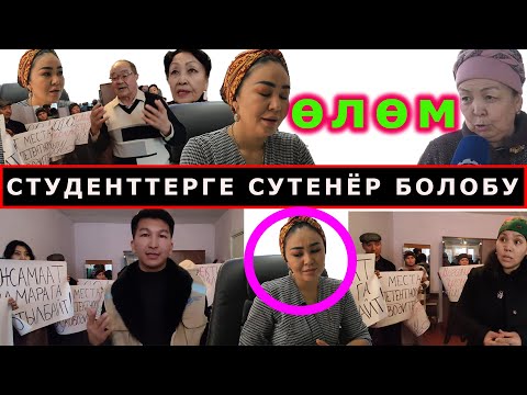 Видео: САМАРА ӨЛӨМ дейт! Мугалимдер директор КЫЛБАЙ, студенттерге СУТЕНЁР болобу? ЧОҢДОРГО салып БЕРИП дейт