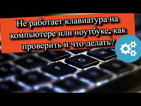 Видео: Не работает клавиатура на компьютере или ноутбуке, как проверить и что делать?